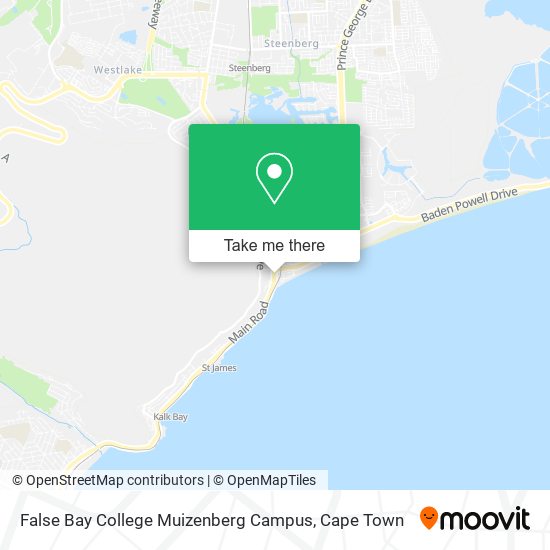 False Bay College Muizenberg Campus map