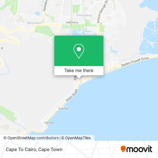 Cape To Cairo map
