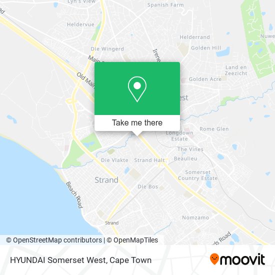 HYUNDAI Somerset West map