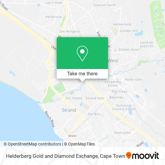 Helderberg Gold and Diamond Exchange map