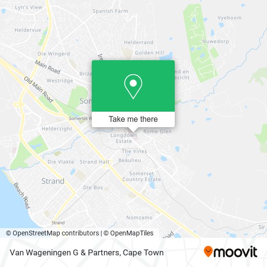 Van Wageningen G & Partners map