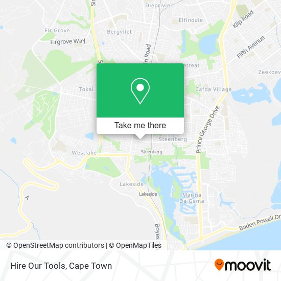 Hire Our Tools map