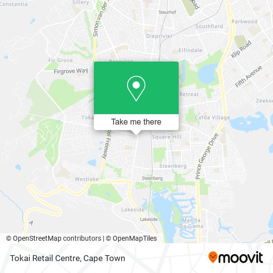 Tokai Retail Centre map