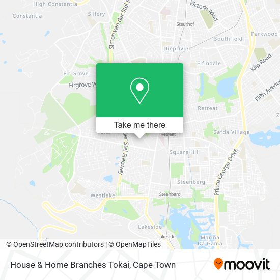 House & Home Branches Tokai map