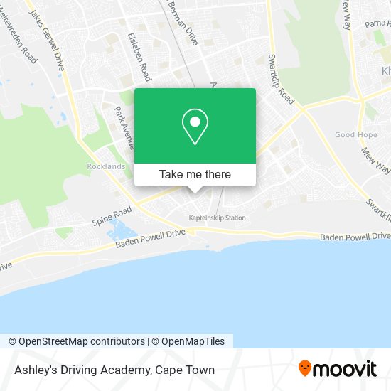 Ashley's Driving Academy map