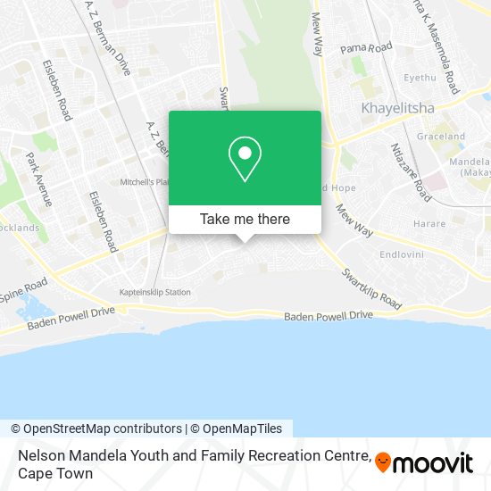 Nelson Mandela Youth and Family Recreation Centre map