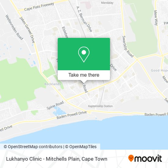 Lukhanyo Clinic - Mitchells Plain map