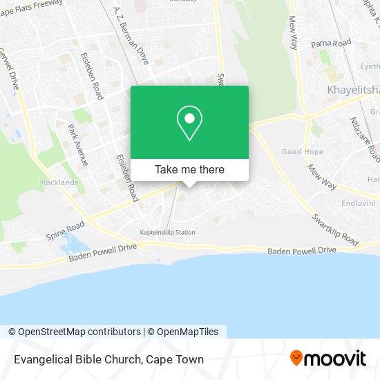 Evangelical Bible Church map