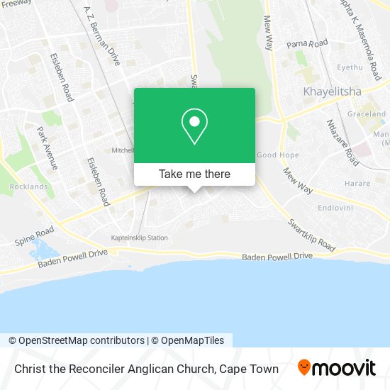 Christ the Reconciler Anglican Church map