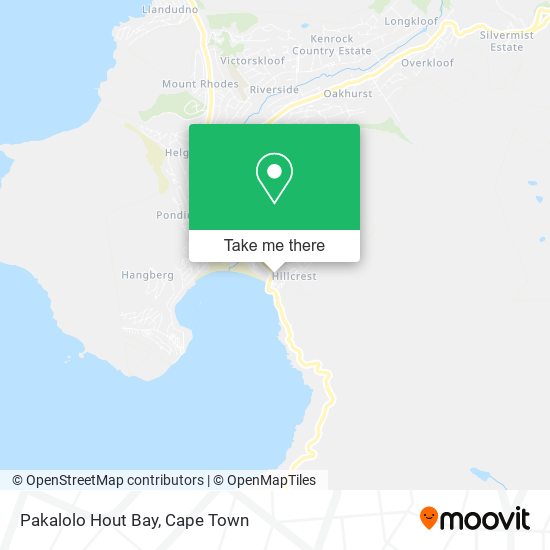 Pakalolo Hout Bay map