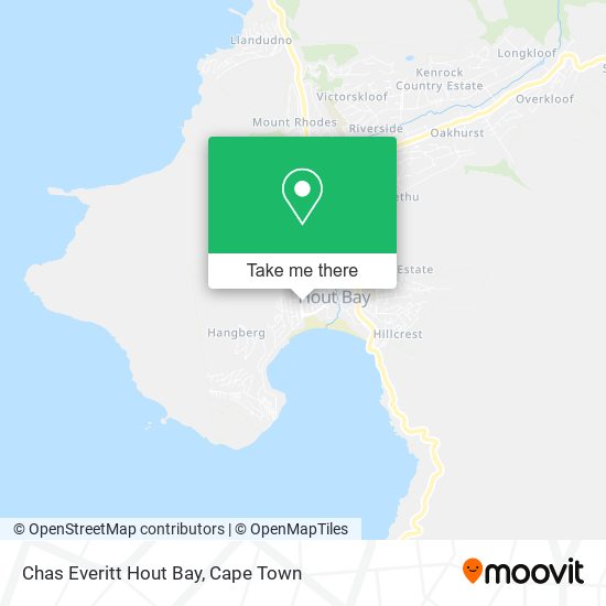 Chas Everitt Hout Bay map