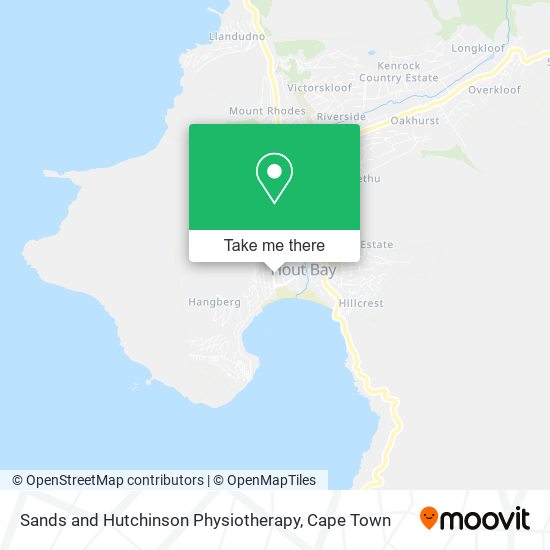 Sands and Hutchinson Physiotherapy map