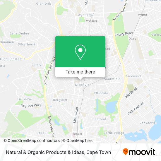 Natural & Organic Products & Ideas map