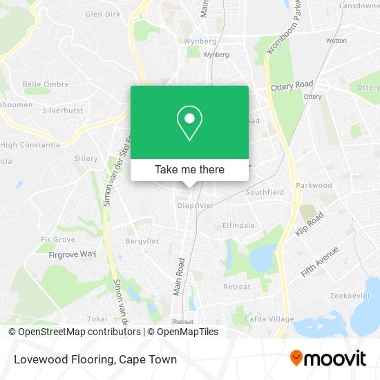 Lovewood Flooring map