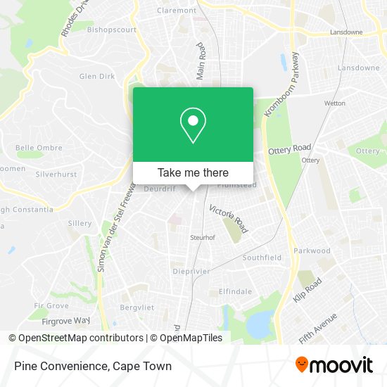 Pine Convenience map