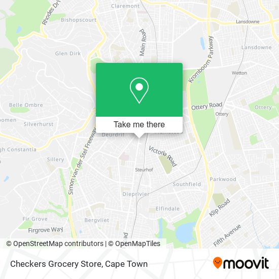 Checkers Grocery Store map