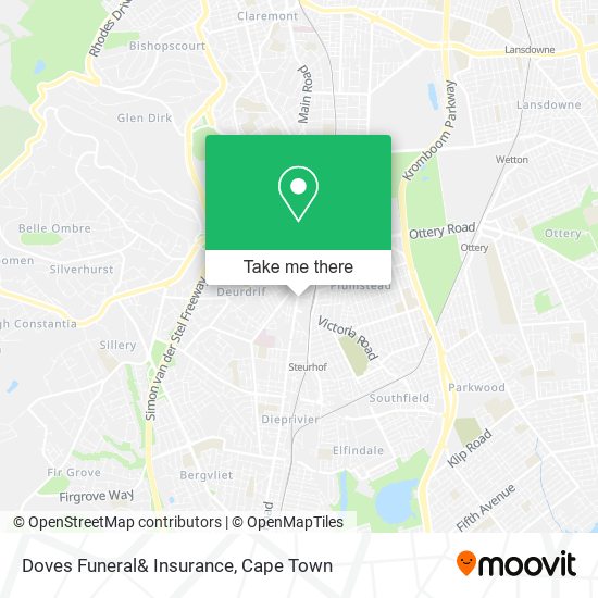 Doves Funeral& Insurance map