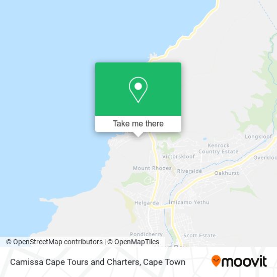 Camissa Cape Tours and Charters map
