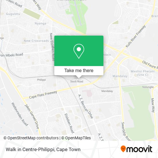 Walk in Centre-Philippi map