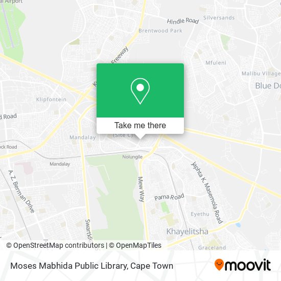 Moses Mabhida Public Library map