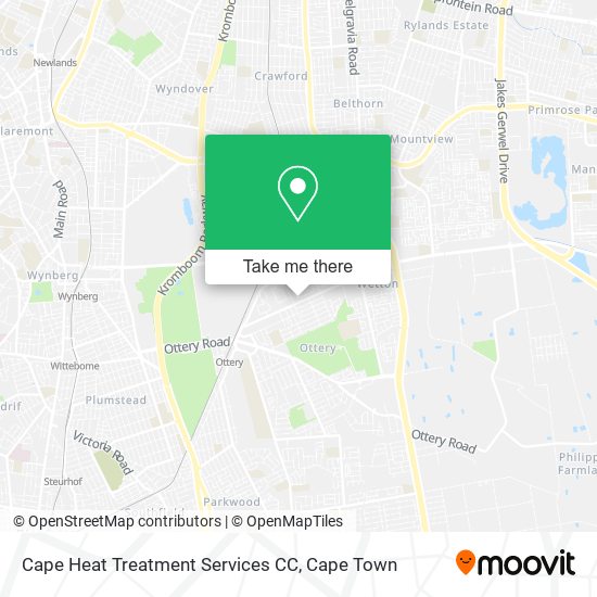 Cape Heat Treatment Services CC map