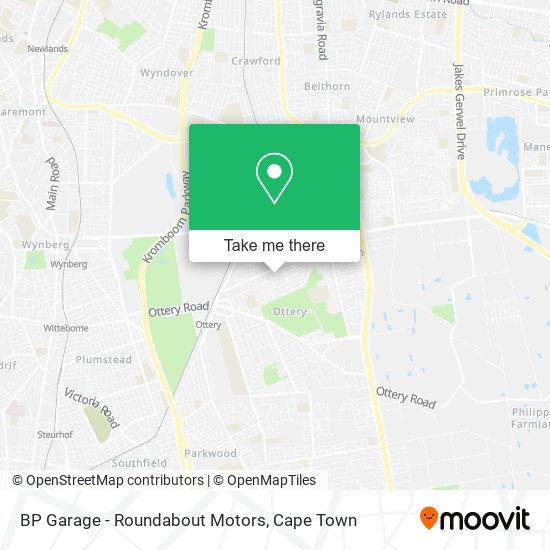 BP Garage - Roundabout Motors map