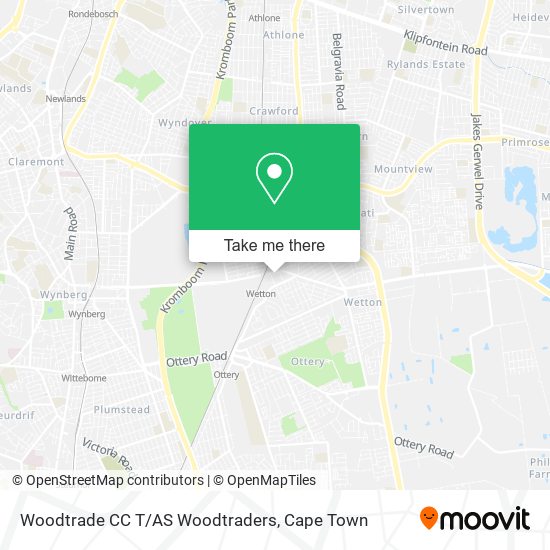 Woodtrade CC T/AS Woodtraders map