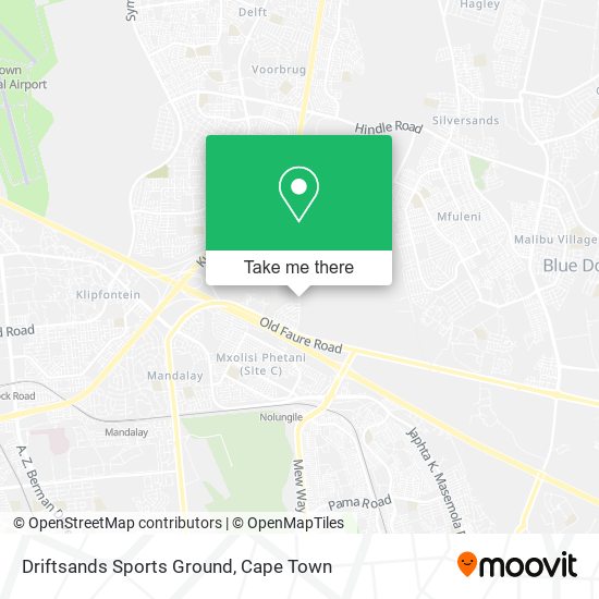 Driftsands Sports Ground map