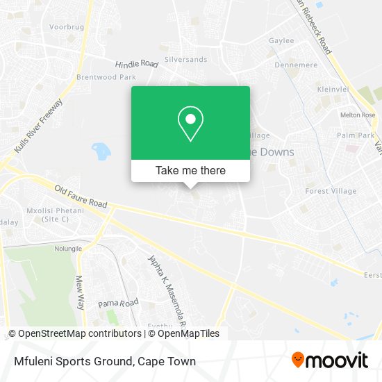 Mfuleni Sports Ground map