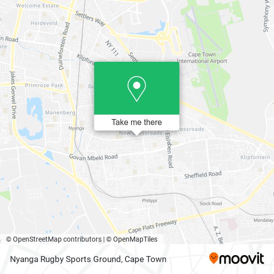Nyanga Rugby Sports Ground map
