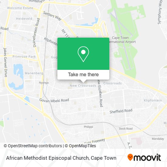 African Methodist Episcopal Church map