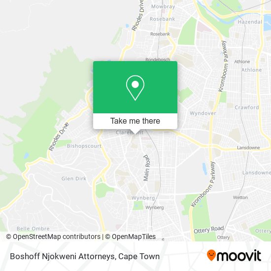 Boshoff Njokweni Attorneys map