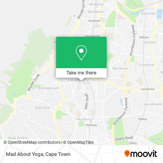 Mad About Yoga map