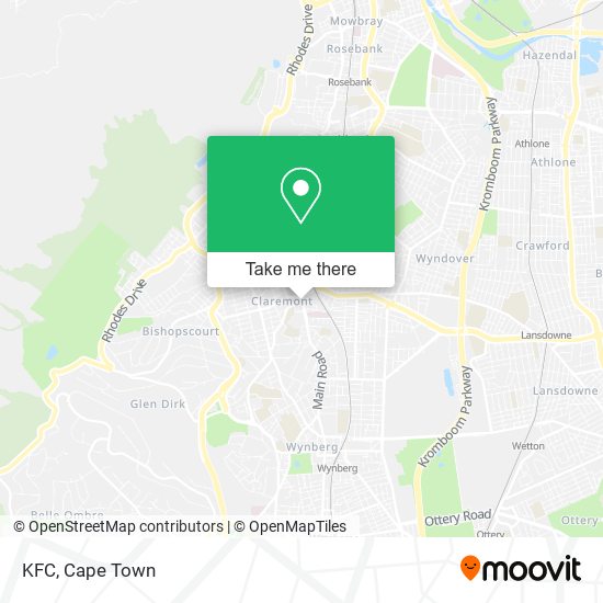 KFC map