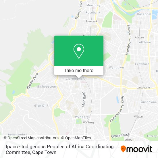 Ipacc - Indigenous Peoples of Africa Coordinating Committee map