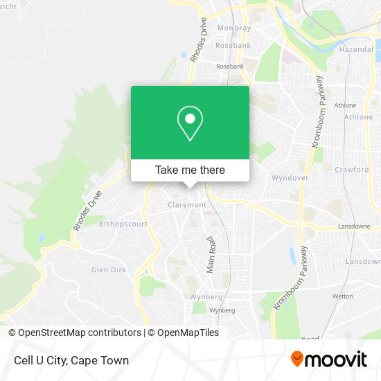 Cell U City map