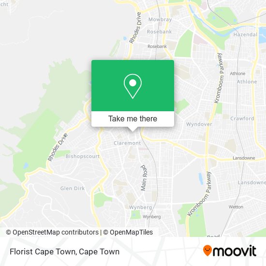 Florist Cape Town map