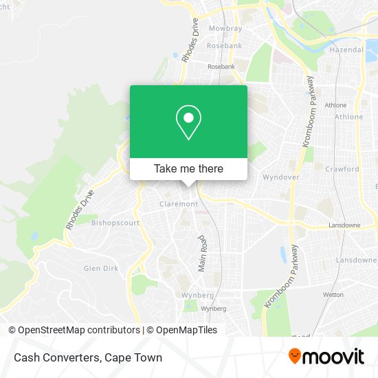 Cash Converters map