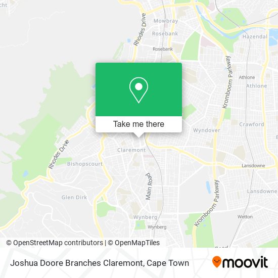 Joshua Doore Branches Claremont map