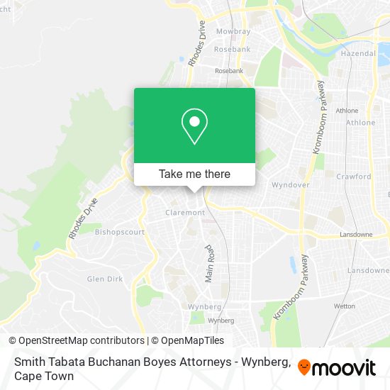 Smith Tabata Buchanan Boyes Attorneys - Wynberg map