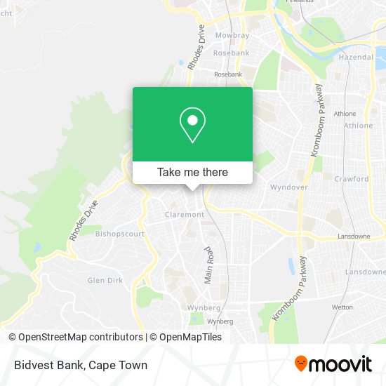 Bidvest Bank map