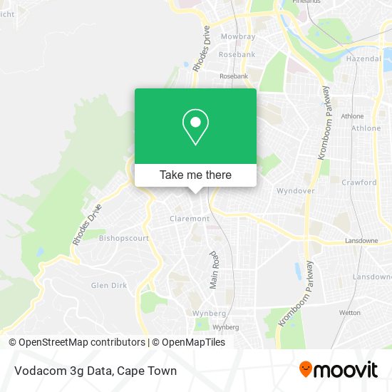 Vodacom 3g Data map
