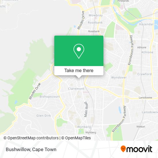 Bushwillow map