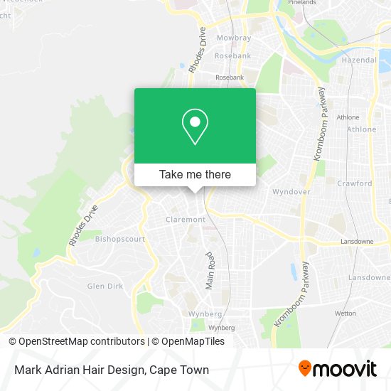 Mark Adrian Hair Design map