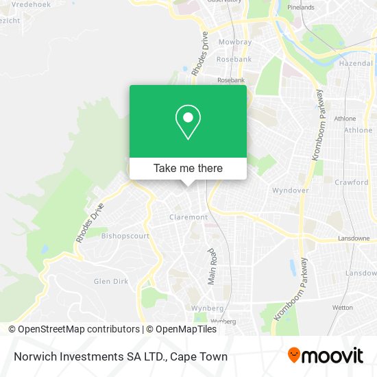 Norwich Investments SA LTD. map