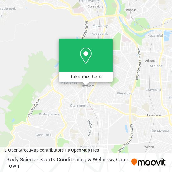 Body Science Sports Conditioning & Wellness map