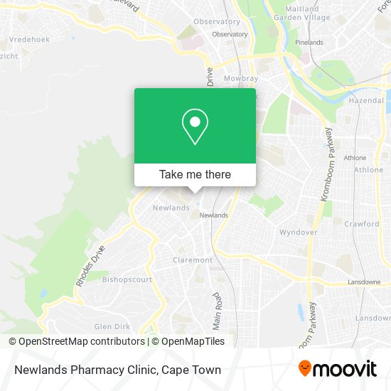 Newlands Pharmacy Clinic map