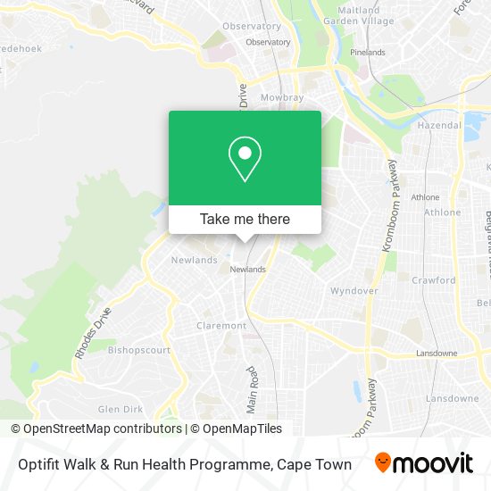 Optifit Walk & Run Health Programme map