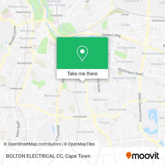 BOLTON ELECTRICAL CC map