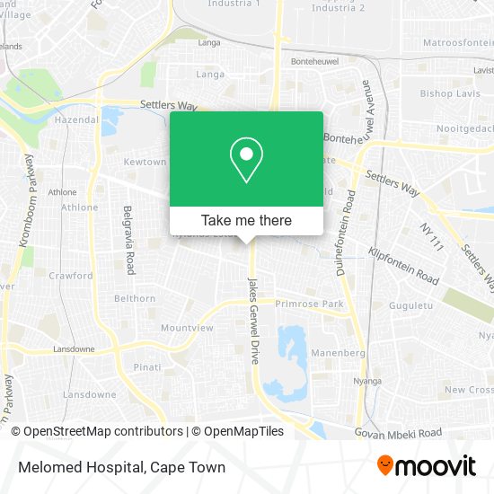 Melomed Hospital map